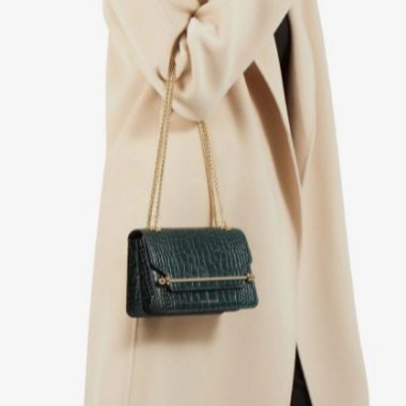 Strathberry Handbags - *New* Strathberry East West Mini handbag, green croc embossed